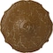 Ekena Millwork Pompeii Ceiling Medallion (Fits Canopies up to 2"), 18 7/8"OD x 1 1/2"P, Smokey Topaz Crackle CM18POSTC - alternate 1